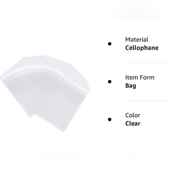 3’x 5” 3mil thick Cellophane Bags Bulk Lot Resellers Storage Crafting Jewelry - Picture 8 of 8